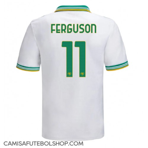 Camisa de time de futebol AS Roma Evan Ferguson #11 Replicas 3º Equipamento 2025-26 Manga Curta